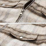 THE SIKARI BEIGE PLAID JACKET