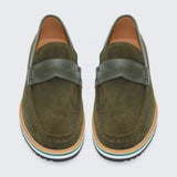 THE OLIVE STRIDE LOAFERS