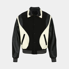 THE MIDNIGHT CREST VARSITY JACKET